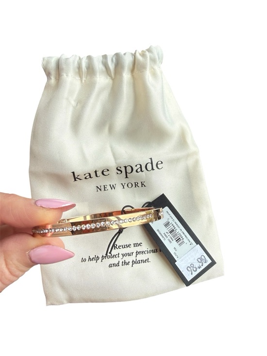 kate spade Jewelry - NWT kate spade Rose Gold Tone Hinged Bangle Bracelet with dust bag